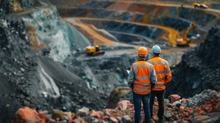 Mining operations illustrated in the company profile